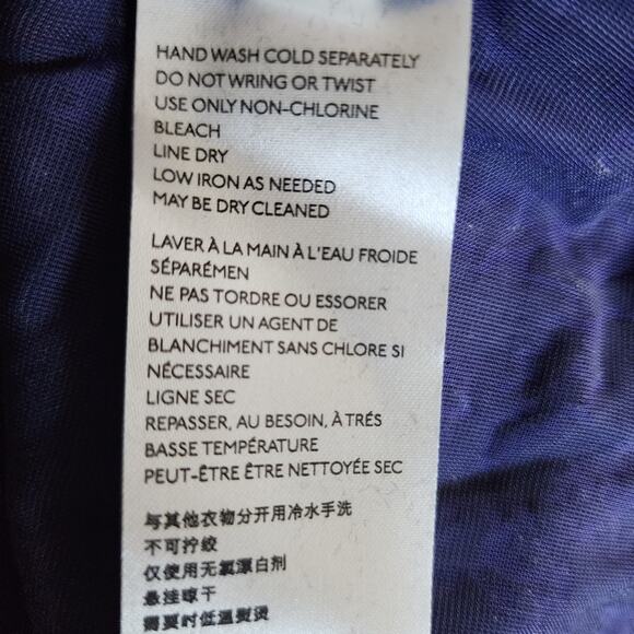 Free People Black and Purple Midi Dress - Picture 5 of 9